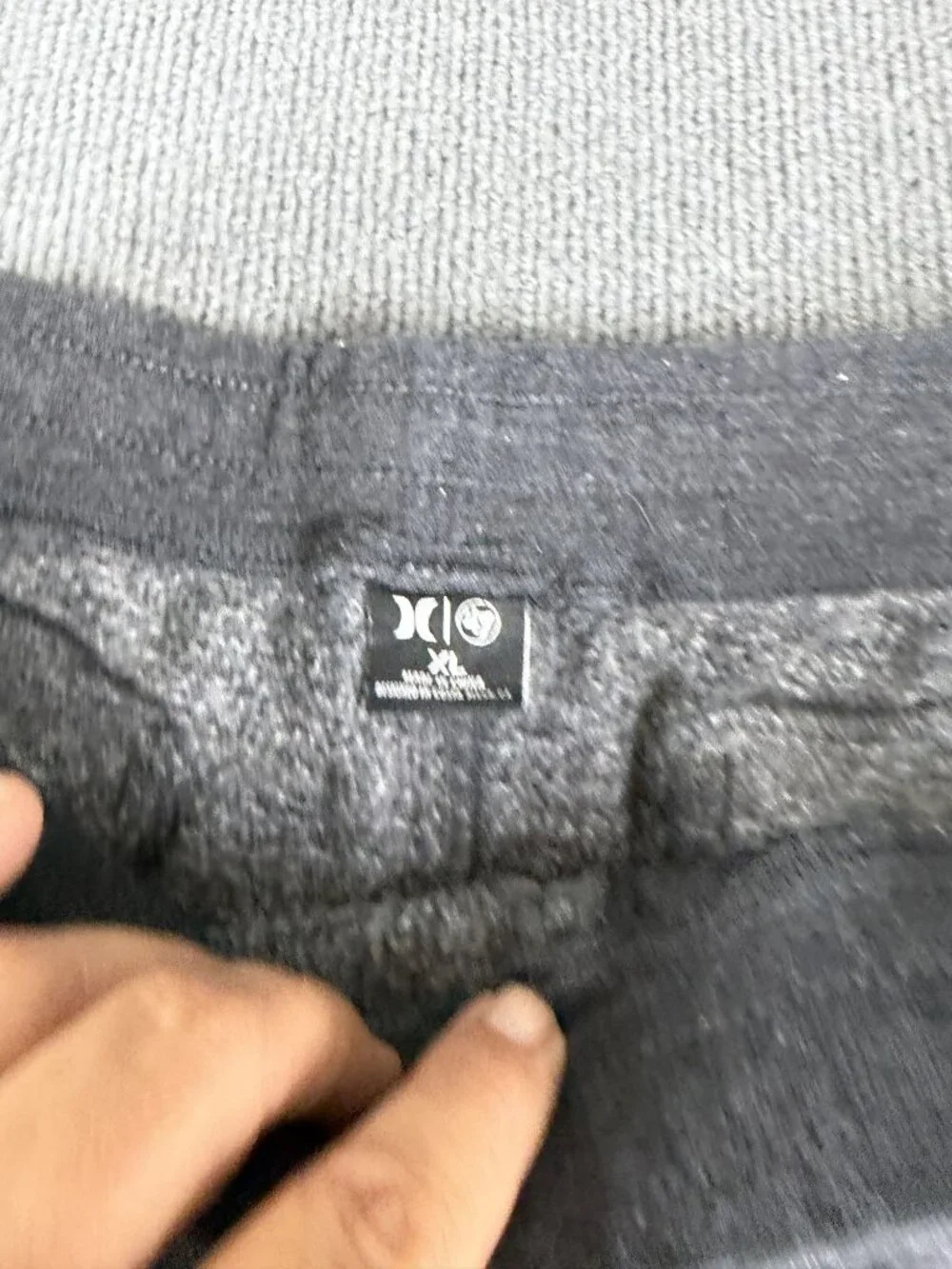 New York Yankees Hurley Mens Gray Jogger Sweatpants Size XL